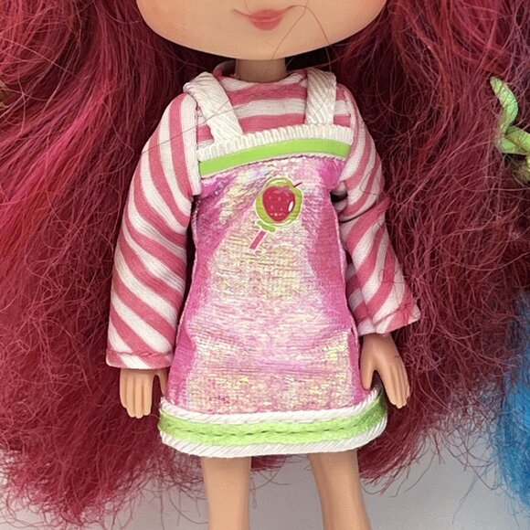 Strawberry Shortcake & Blueberry Muffin Candy Pops Dolls New 2006 Playmates 6.5" - Picture 4 of 12